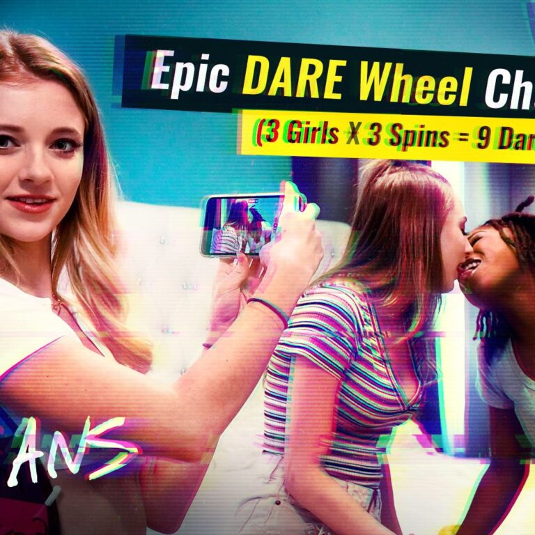 Epic DARE Wheel Challenge! (3 Girls x 3 Spins = 9 Dares!)